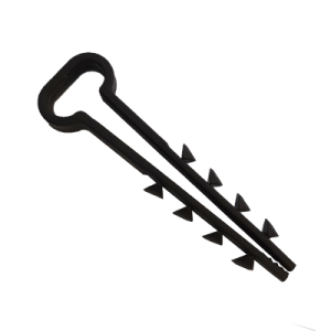 Дюбель-хомут для плоского кабеля